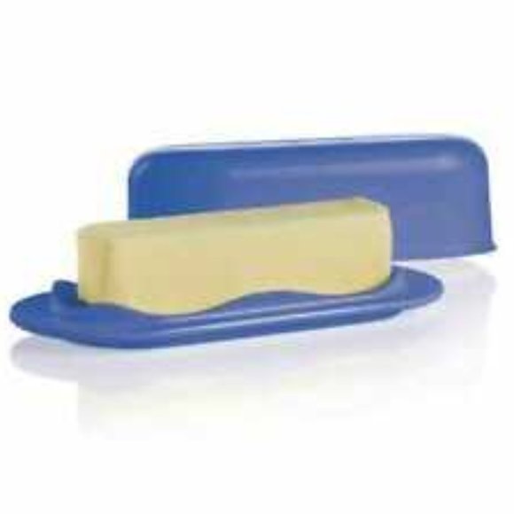 Tupperware ® NEW! Impressions BLUE Butter Dish